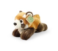 Rappa Plyšová panda červená ležiaca 20 cm / ECO-FRIENDLY / od 0 rokov