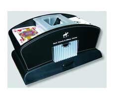 Piatnik Miešačka na karty čierna (batérie)