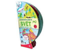 Pexi Knižka rozkladací glóbus - Svet / od 6 rokov