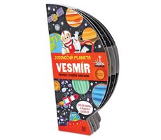 Pexi Knižka rozkladací glóbus - Vesmír / od 6 rokov