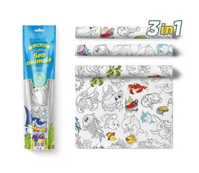 Pexi Maľovacie obrusy 3 ks - Morské zvieratká (Sea Animals) / od 3 rokov