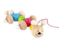 Hess Drevená ťahacia húsenica Ida / od 12 mesiacov