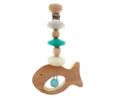 Hess Klips na kočík rybička tyrkysová / od 0 rokov