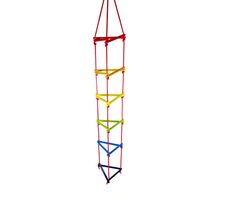 Hess Trojuholníkový lanový rebrík / od 3 rokov / nosnosť: 50 kg / dĺžka: 280 cm
