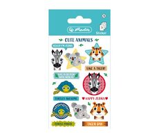 Herlitz Samolepiace etikety so zvieratkami / od 3 rokov