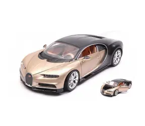 Welly Bugatti Chiron 1:24 zlato-čierna / od 3 rokov