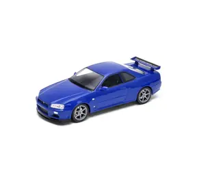 Welly Nissan Skyline GT- R - modrá 1:24 / od 3 rokov