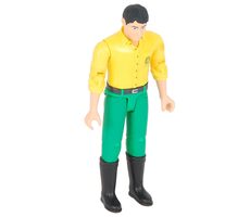 Bruder BWORLD Figúrka John Deere žlté tričko a zelené nohavice / od 4 rokov