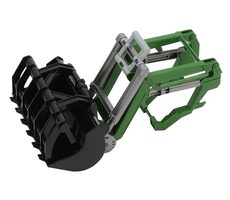 Bruder Čelný nakladač pre traktory John Deere 6920 zelená