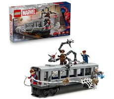 LEGO® | MARVEL 76321 Spider-Man vs. Doc Ock: Scéna v metre / Počet dielikov: 393 / od 9 rokov