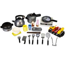 ECOTOYS Sada kuchynského riadu so sporákom / od 3 rokov