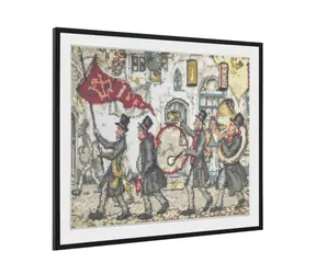 GRAFIX Diamantové maľovanie Fanfára / 50x40 cm 