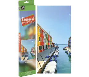 GRAFIX Diamantové maľovanie Vodný kanál 40x50 cm