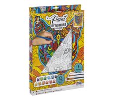 GRAFIX Maľovanie podľa čísel na plátno Tiger 30x40 cm / od 8 rokov