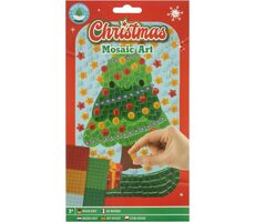 GRAFIX Mozaikový obrázok Vianoce: Stromček 14x23 cm / od 3 rokov
