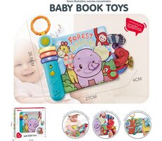 CHIPOLINO Textilná hudobná knižka Forest / od 0 rokov