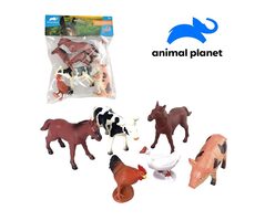 Mojo Animal Planet 07515 - Zvieratká farma, 6 ks, 12,5 cm