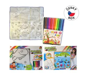 MaDe 94523 - Kúzelné maľovanie s fixkami, farebné