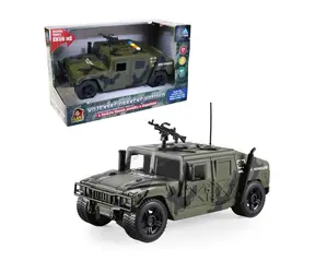 MaDe 03225 - Vojenské auto so svetlom a Českým hlasom 24cm