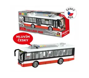MaDe 08517 - Trolejbus s Českým hlasom, 7 x 10 x 28 cm