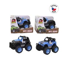 MaDe 16717 - Auto off - road, policajný, 14 x 9 x 9,5 cm