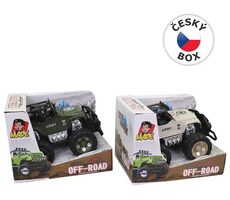 MaDe 16718 - Auto off - road, vojenský, 2 farby, 20 x 13 x 13 cm