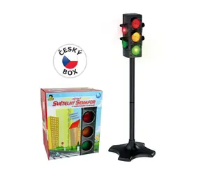MaDe 94312 - Semafor na batérie s realistickými funkciami 72cm
