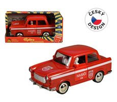 MaDe 98529 - Auto retro požiarne na zotrvačník 6 x 17 x 8 cm