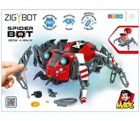 MaDe 15708 - Zigybot Robot Spider, stavebnica, 110 dielikov