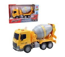 MaDe 14446 - Auto domiešavač na zotrvačník, na batérie, so svetlom a zvukom, 25 x 8 x14 cm