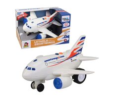 MaDe 12619 - Lietadlo Smartwings s hlásením kapitána a letušky, na zotrvačník, 20 cm