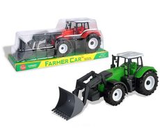 MaDe 07774 - Traktor s nástrojom, na zotrvačník, 10x29x9cm