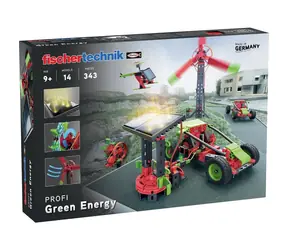 Fischertechnik Profi Stavebnica: Green Energy / 343 dielikov / 14 modelov / od 9 rokov