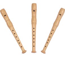 GOKI Detská drevená flauta 20 cm prírodná / od 5 rokov