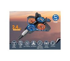 QST DRON Kvadrokoptéra stíhačka / LED osvetlenie / 2,4 GHz / 380 mAh / od 6 rokov