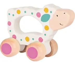 GOKI Drevená jazdiaca Ovečka