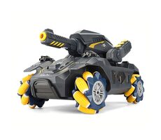 QST RC tank water bomb / diaľkový ovládač / 1:16 / žltá / od 8 rokov