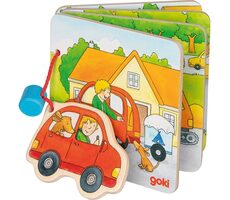 GOKI Drevená obrázková knižka Ideme na dovolenku! / od 12 mesiacov