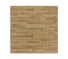 BRIXIES PLUS 225.002 Dizajnová podložka na stavanie - drevo 25,5 x 25,5 cm
