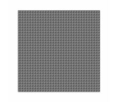BRIXIES PLUS 225.011 Základná podložka na stavanie - tmavo šedá 25,5 x 25,5 cm