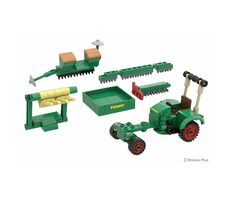BRIXIES PLUS 222.705 Fendt GT Classic Club Collection - historický traktor s príslušenstvom, 1:32