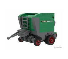 BRIXIES PLUS 222.710 Fendt Rotana F - lis na valcové balíky, 1:32