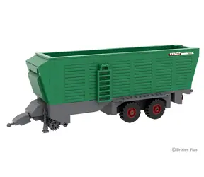 BRIXIES PLUS 222.711 Fendt Tigo XR - viacúčelový samozberací automobil, 1:32