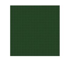 BRIXIES PLUS 225.023 Základná podložka na stavanie - tmavo zelená 25,5 x 25,5 cm