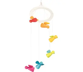 GOKI Drevený závesný kolotoč Anjeli