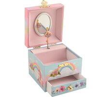 GOKI Hracia šperkovnica Dúhový svet, melódie: Labutie jazero