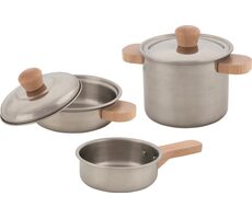 GOKI Hrnce do kuchynky 3ks / od 2 rokov