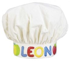 GOKI Kuchárska čiapka bavlnená na vymaľovanie / od 3 rokov