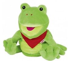 GOKI Maňuška žabiak Frilo 30 cm / od 4 rokov