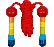 GOKI Nastaviteľné švihadlo Dúha 200 cm / od 4 rokov